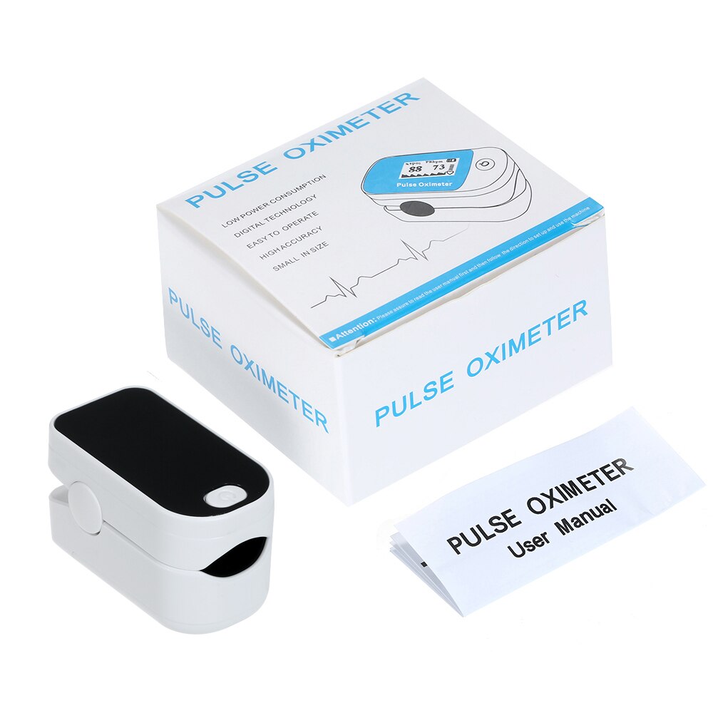 Pulsoximeter napalcowy pulsoksymetr blod oksygenmetningsmåler finger spo 2 pr monitor helsevesen ce oximetro de dedo