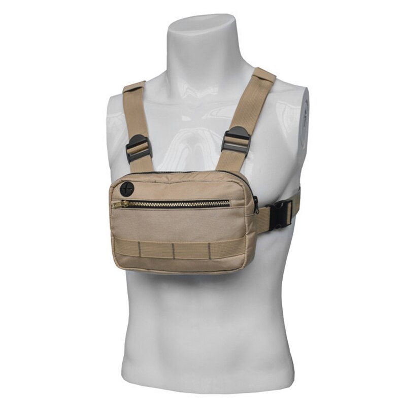 Brust Tasche Kleine Hüfte hüpfen Streetwear Funktionale Brust Tasche Kreuz Schulter Tasche Einstellbar Streetwear Taschen Taille Packungen