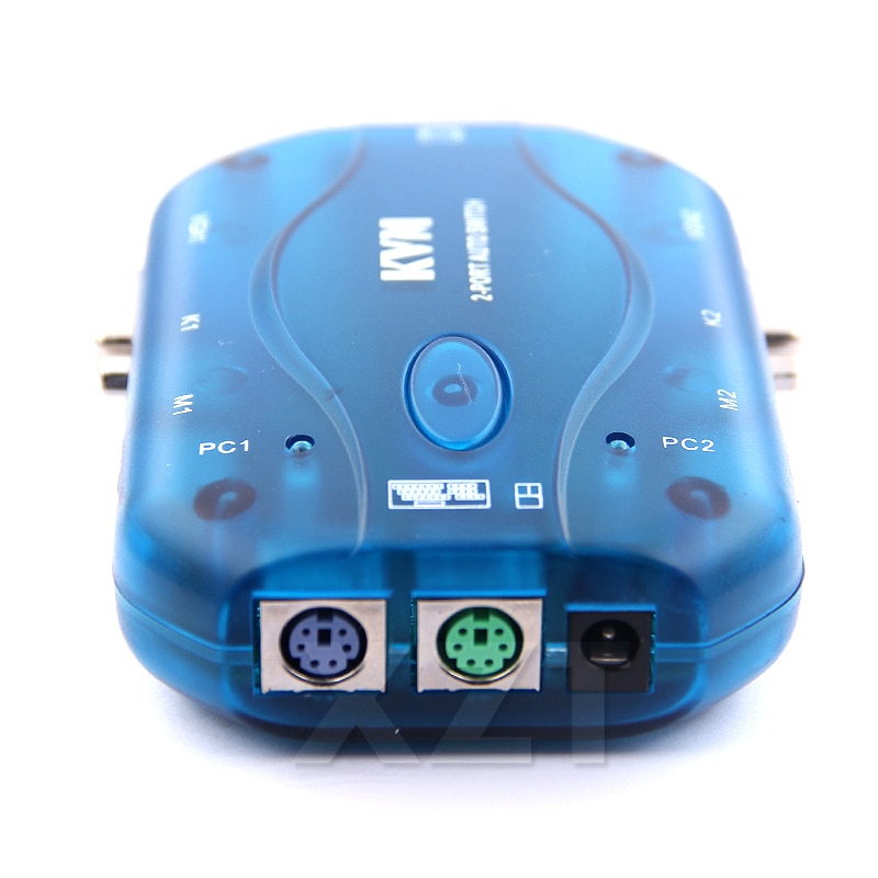 2 Port Auto USB 2.0 KVM Switch Box for PC Keyboard Mouse Monitor
