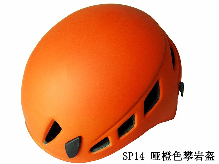 Top Bergbeklimmen Helm Veiligheid Klimmen Helm Water Sport Klimmen Helm: Oranje