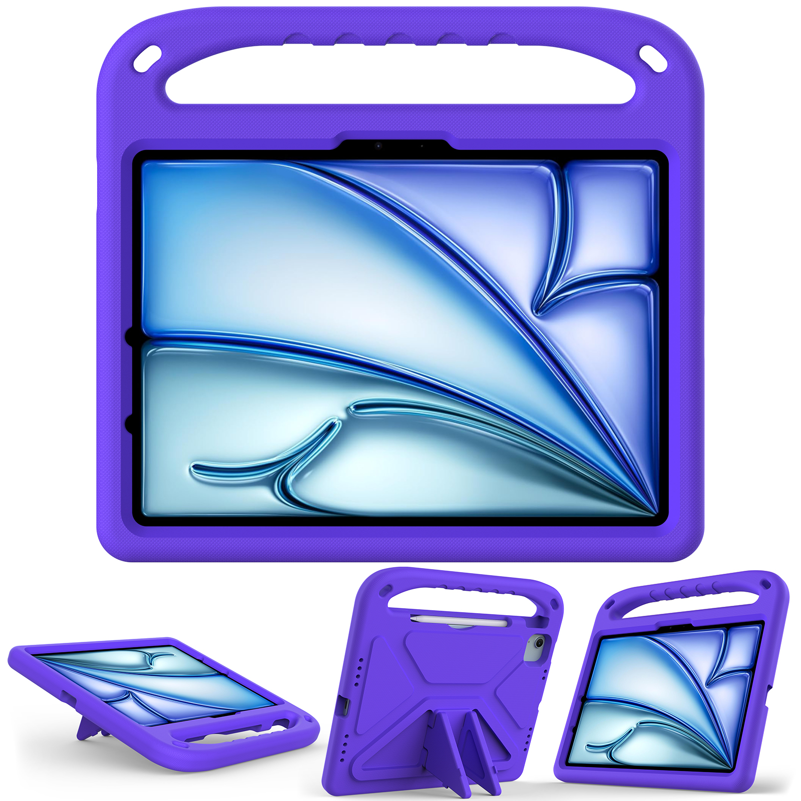Coque pour Apple iPad Air /Air 2 /Pro 9.7 /iPad 9.7 / iPad 9.7 A1673 A1674 A1675 A1566 A1567 étui de protection pour tablette: 12.4 / Violet