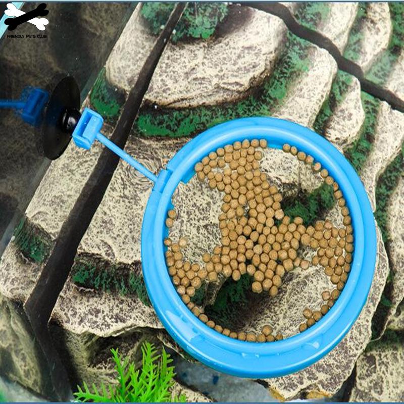 Aquarium Feeding Ring Fish Tank Station Floating Food Tray Feeder Square Circle Accessory Water Plant Buoyancy Suction Cup 2