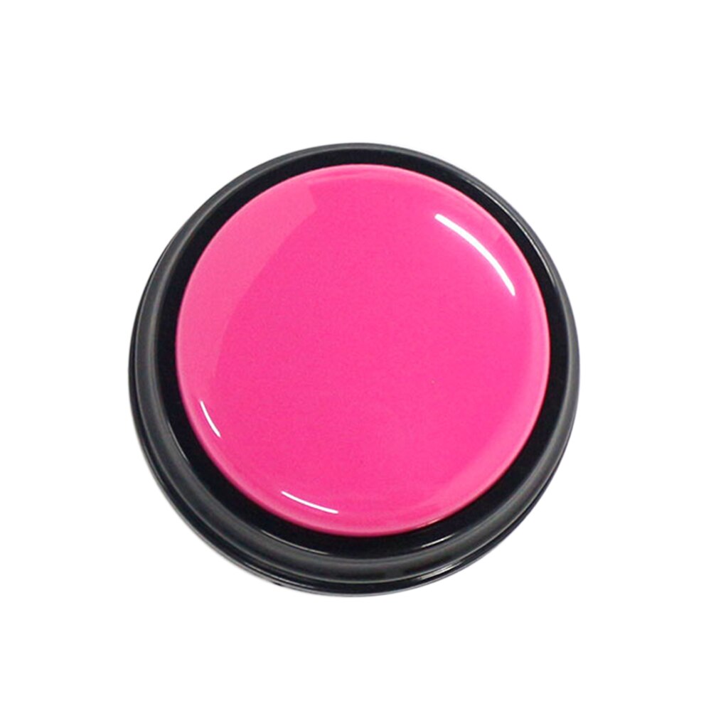 Small Size Easy Carry Voice Recording Sound Button for Kids Interactive Toy Answering Buttons Orange Pink Blue Green