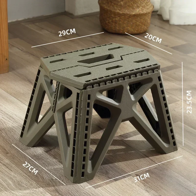 Kleiner Hocker für den Außenbereich, tragbarer Klapphocker, hohe Tragfähigkeit, langlebig, kleiner Stuhl, Angelhocker, Strandhocker, Campinghocker: Rosa