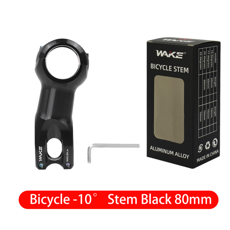 Wake Road Bike Bicycle Accessories Stem Handlebar Stem 31.8mm 10 Degree Aluminum Alloy Lightweight for Cycling Silver Stem: PURPLE