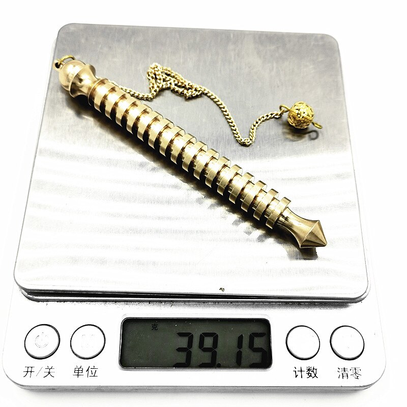 Metalen Charm Pendulum Voor Wichelroedelopen Waarzeggerij Reiki Healing Spirituele Wicca Vrouwen Mannen Amulet Schroef Vorm Pendule Radiestesia: coppery