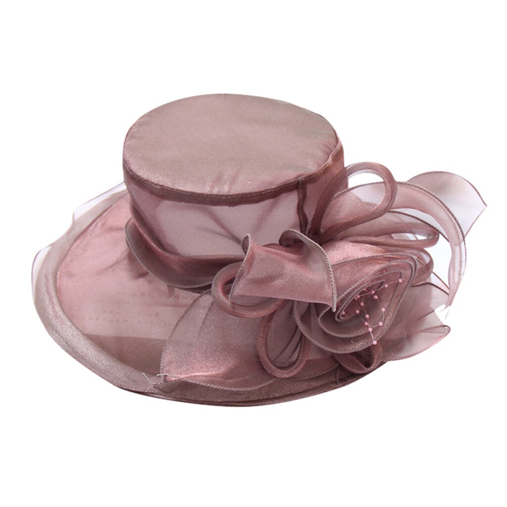 Womens Hats Fashionable Church Kentucky Daily Cap Fascinator Bridal Tea Party Wedding Hat Ladies Fascinator Hat Summer: Brown