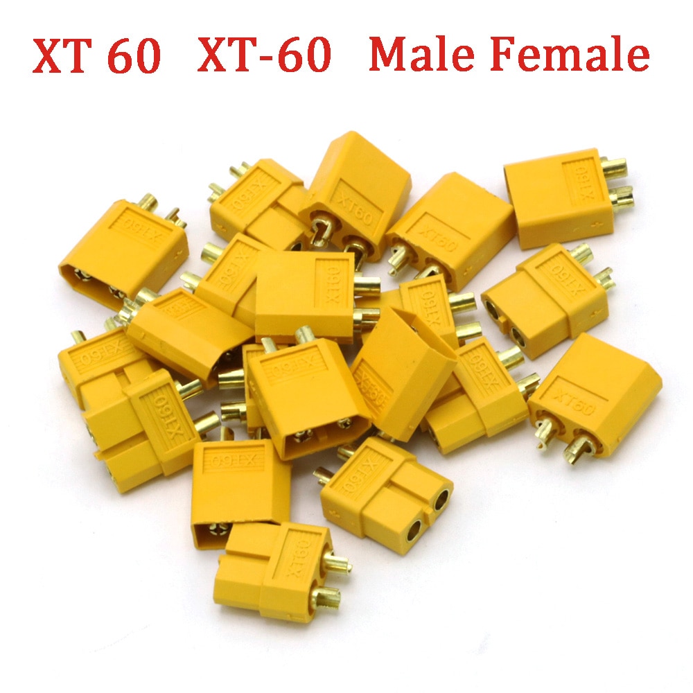 10 sztuk/20 sztuk XT60 XT-60 męskie żeńskie złącza kulowe wtyczki do akumulatora RC Lipo (5 par/10 par) hurtownia