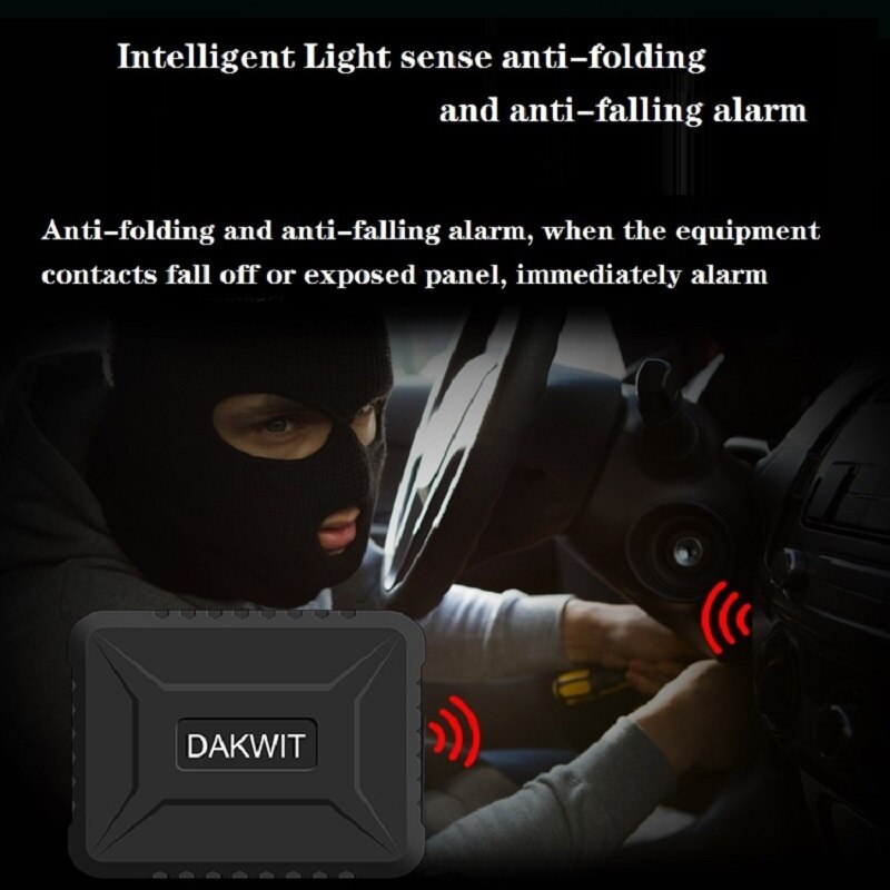 Mini GPS Vehicle Tracker TK8002 with Strong Magnet Fall Off Vibration Alarm with Dustproof Bag Realtime Tracking Device Locator