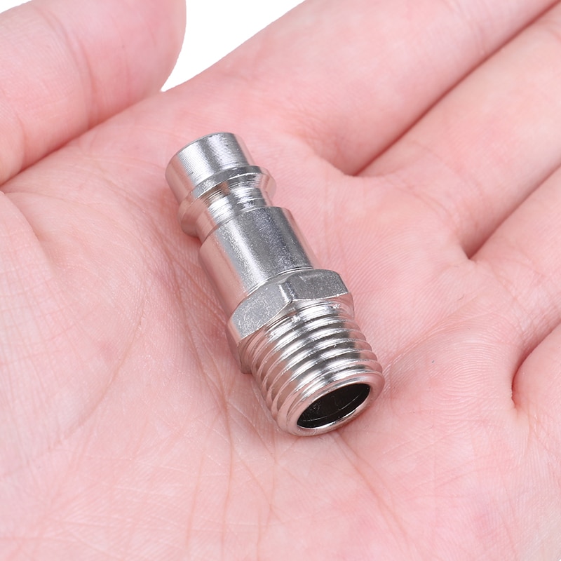 5 Stks/partij Koper Ijzer Euro Air Line Hose Fitting 1/4 "Quick Release Air Compressor Connector 33X11 Mm