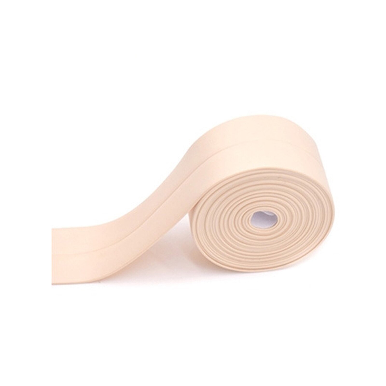 1 Roll Sealing Tape Waterproof Tape PVC Acrylic Material Kitchen Bathroom Wall Adhesive Crack Repair Tape 320cm THIN889: beige
