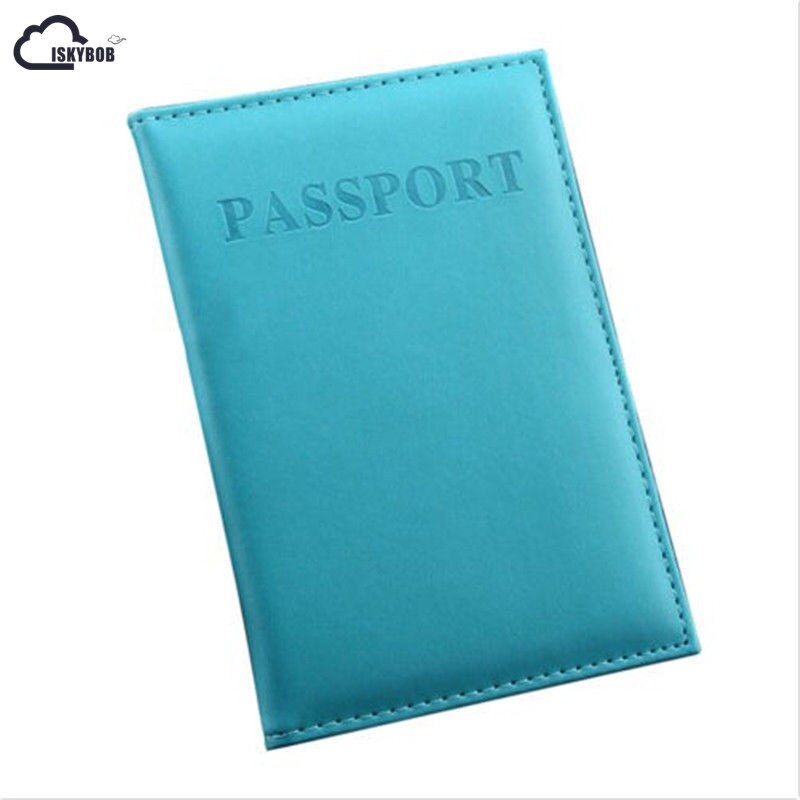 1Pc Reizen Paspoort Cover Utility Eenvoudige Paspoort Id Card Cover Protector Skin Leather Paspoort Portemonnee Reizen Accessoires