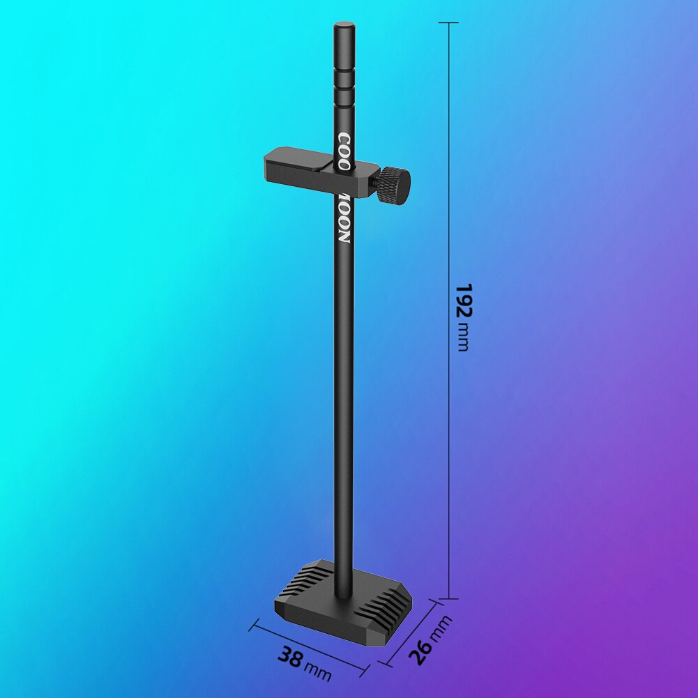 Coolmoon VT192 Aluminium Graphics Video Stand Gpu Ondersteuning Houder Graphics Videokaart Beugel Voor Desktop Pc Computer Case: Black