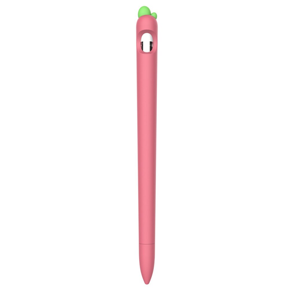Abdeckung Bleistift Fall Nicht-slip Schützen Weiche Silikon Hülse Weiche Silicon Schutzhülle Zubehör für Apple Bleistift 1 2: Pink pencil 1st