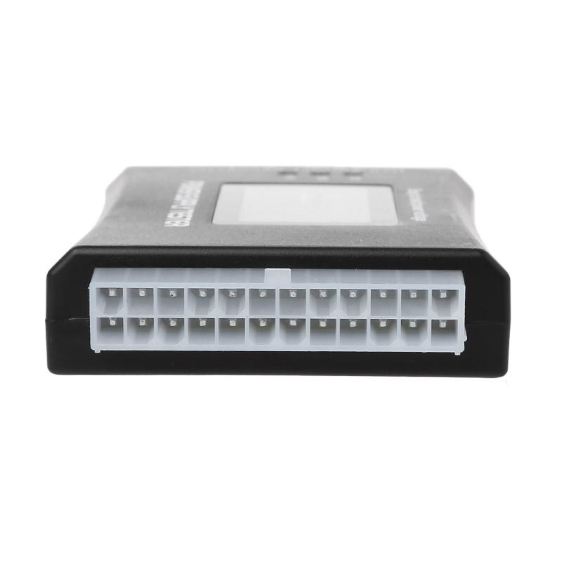 Novo lcd computador 20/24 pinos 4 psu atx btx itx sata hdd testador de alimentação