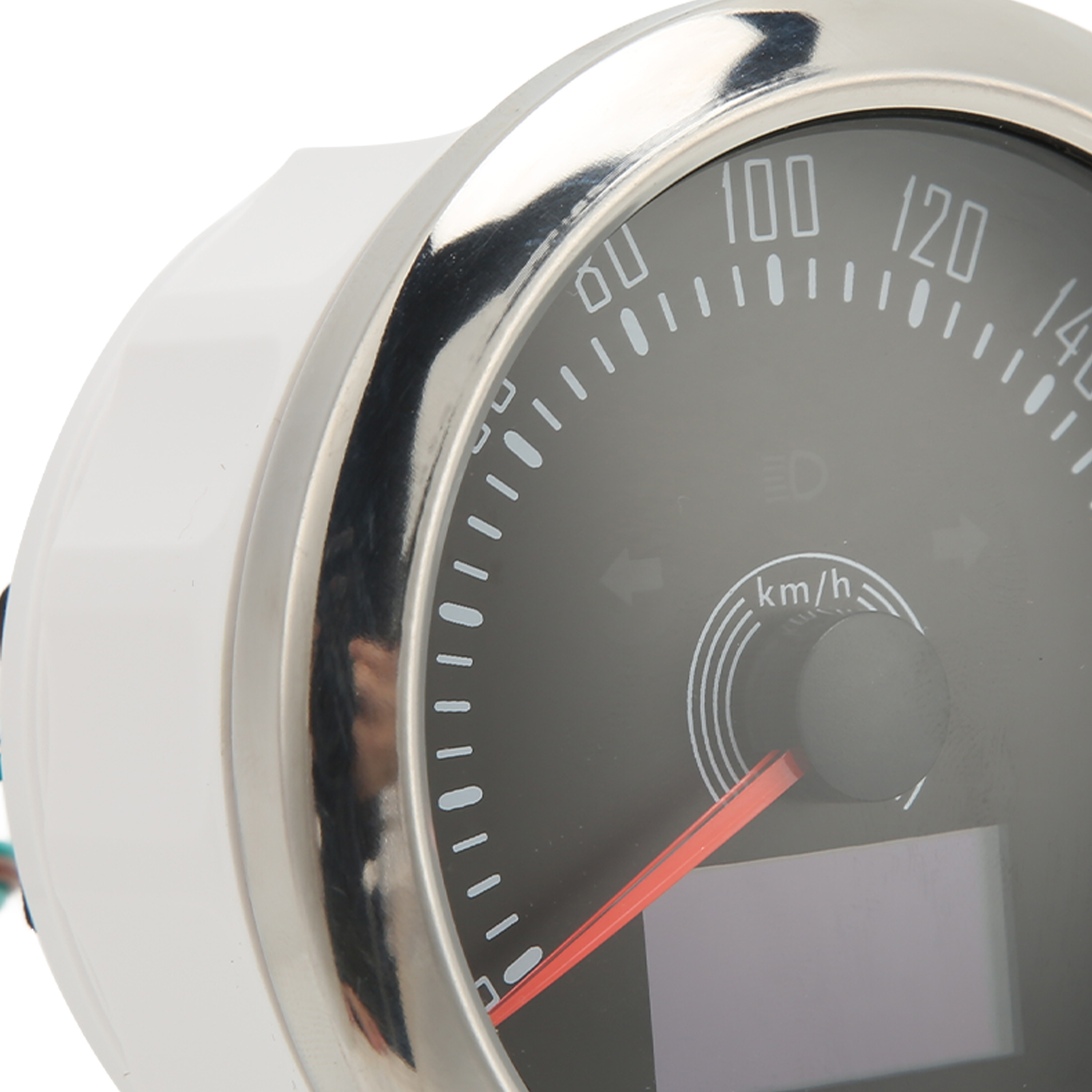 Velocímetro GPS con luz de señal de giro, medidor de velocidad de retroiluminación ajustable de 7 colores para coche, RV, barco, 85mm, 0 a 200 KM/H