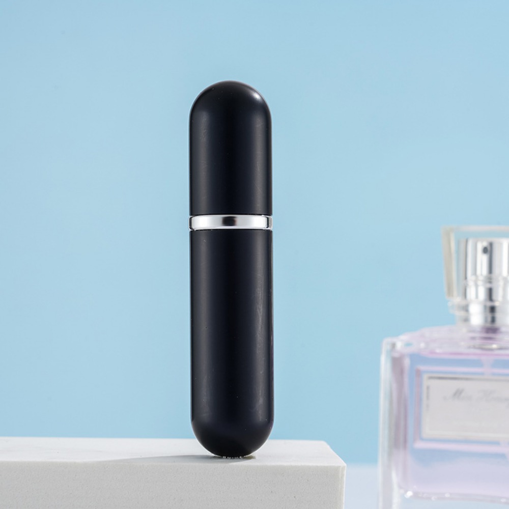 5ml draagbare mini parfumflesjes van glas, reisverstuiver van aluminium, lege metalen parfumverstuiver
