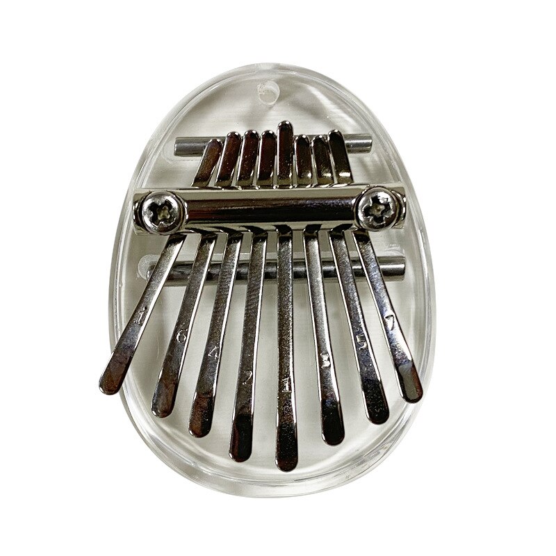 8 Key Mini Kalimba Exquisite Finger Thumb Piano Great Sound Marimba Finger Piano Keyboard Musical Instrument for Beginners: Crystal water drop