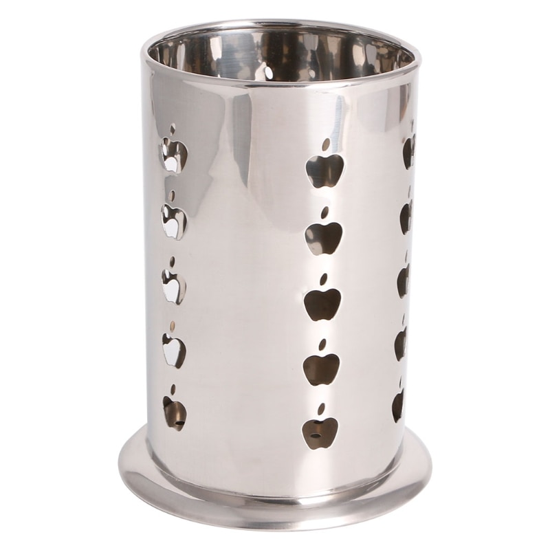 Soporte de cubiertos colgante de acero inoxidable, escurridor, cuchara, tenedor, palillos, cesta de almacenamiento, estante, accesorios de cocina, organizador de herramientas: 01