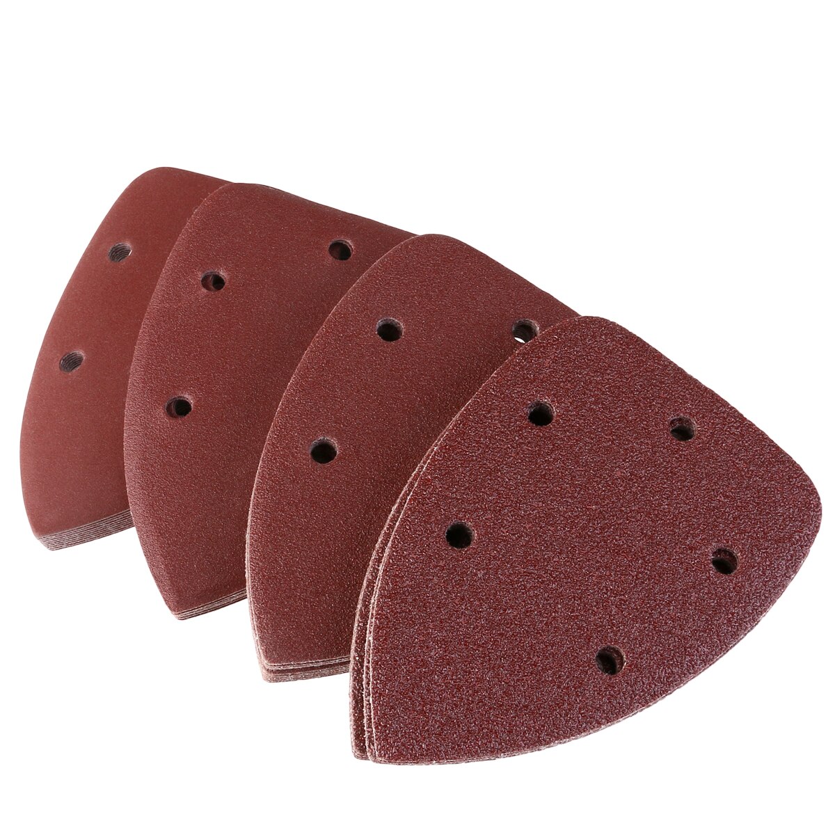 40pcs Grit 14cm Sander Pads Sanding Sheets Discs Self-adhesive Pads Mixed 40 80 120 240: Default Title