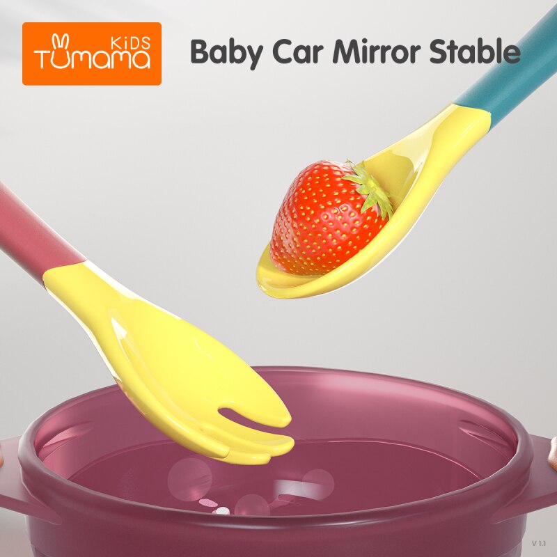 Children's Complementary Food Silicone Integrated Dinner Plate Non-slip Anti Suction Cup Three Set Baby Feeding Di