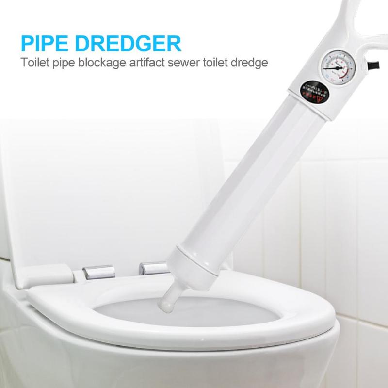 47.5x6cm High Pressure Air Drain Blaster Powerful Toilet Sink Plunger Auger Cleaner Impact Resistance Dredging Accessories
