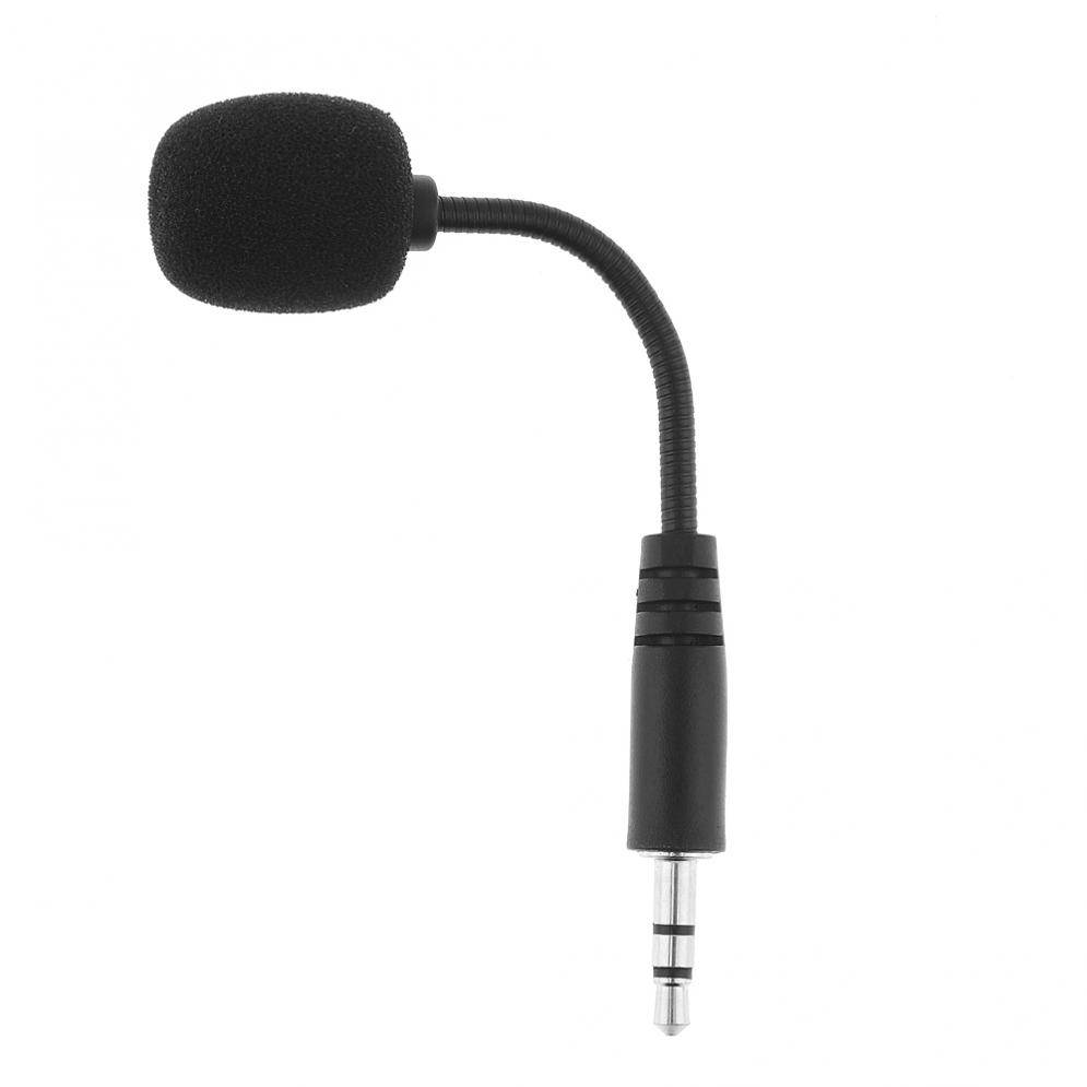 Mini Portable 3.5mm Jack Flexible Microphone Mic for Mobile Phone / PC / Laptop Notebook