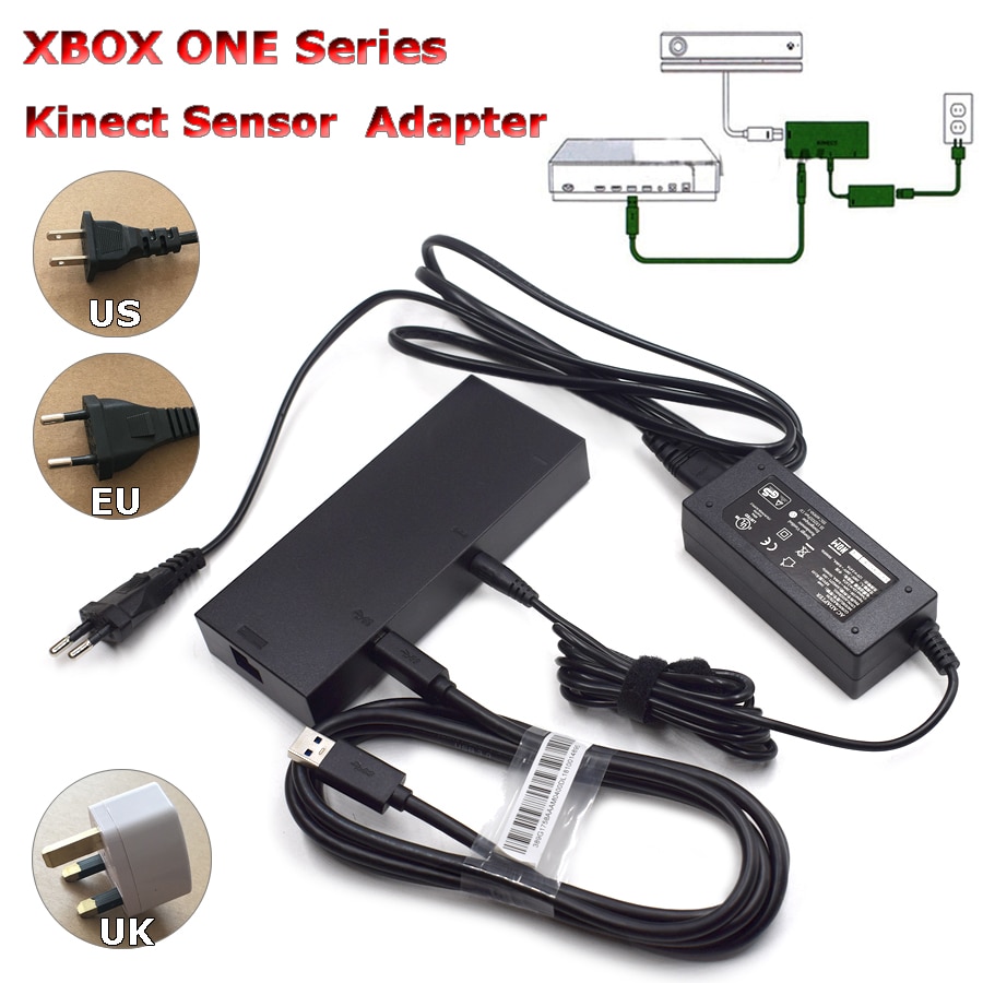 Version Kinect 2.0 Sensor AC Adapter Power Supply for Xbox one S / X / Windows PC , for XBOXONE Slim/X Kinect Adaptor