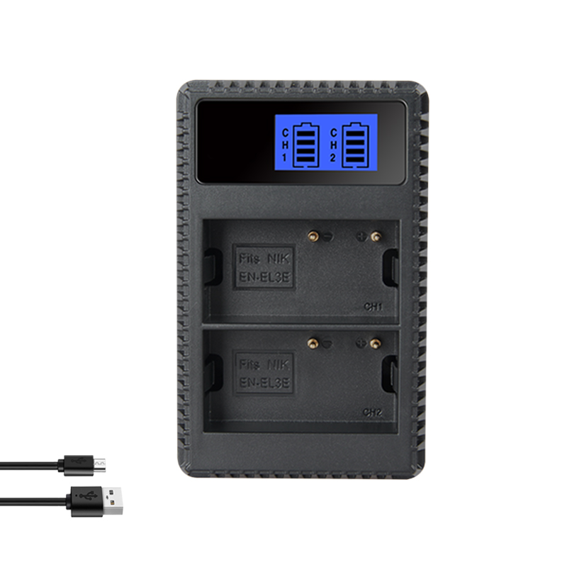 EN-EL3e EN EL3e Battery Charger for Nikon D30 D300s D50 D70 D70S D100 D200 D300 D800 V1 1500mAh ENEL3e Batteries Charger: Other