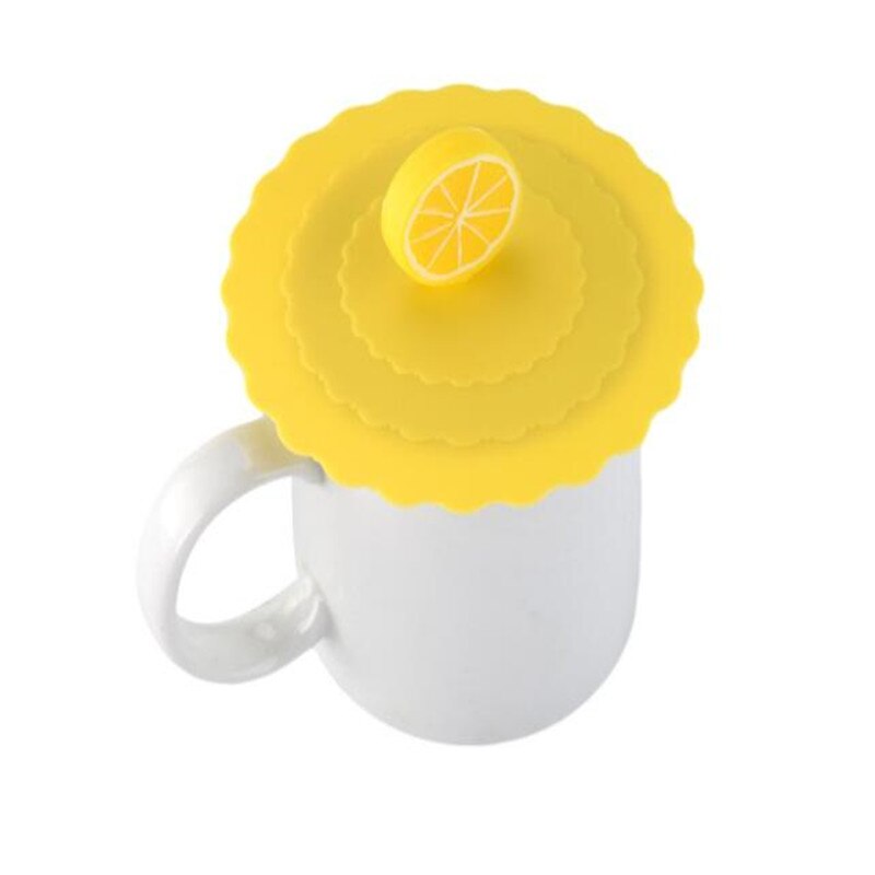 Leuke Silicone Anti-Dust Bowl Cover Vruchten Sieren Water Drinkbeker Deksel Cup Seals Glazen Mokken Cap Diameter Keuken bar Benodigdheden