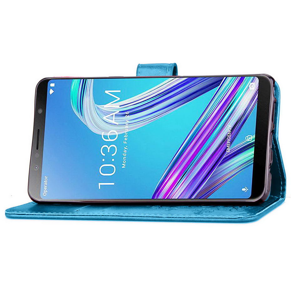 Für Asus Zenfone Max Pro M1 ZB602KL Fall Flip 6,0 "PU Leder Telefon Fall Für ASUS ZB602KL ZB602 602KL KL X00TD Brieftasche Fall