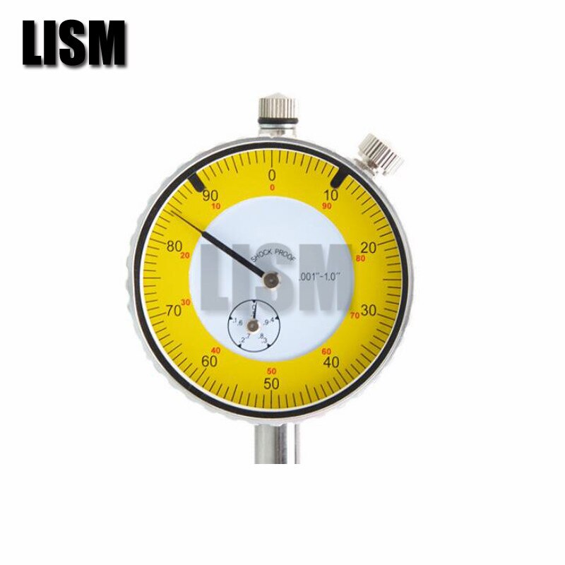 Metal Dial Test Indicator 0.001 -1.0 inch Precision Round Dial Indicator Lever Gauge Meter Measuring Gauging Tool