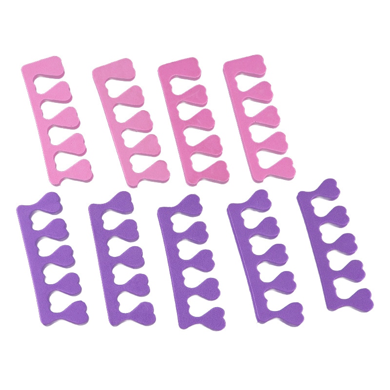 6 stk tå splitter fødder svamp blød skønhed manicure pedicure skum reparation negle adskillelse nail art værktøjer skum finger separator