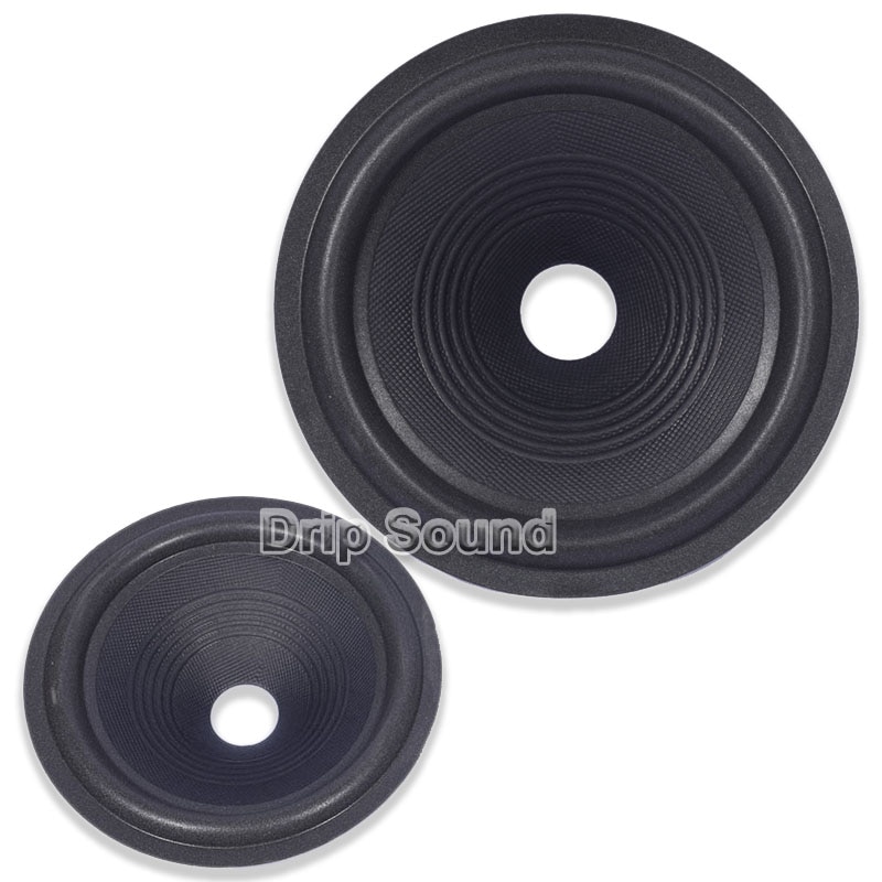 4"/5"/6.5"/8"/10" inch 25mm/30mm/36mm/47mm Core Speaker Cone Paper Basin Woofer Drum Paper Foam Edge Trumper Bass Repair Parts