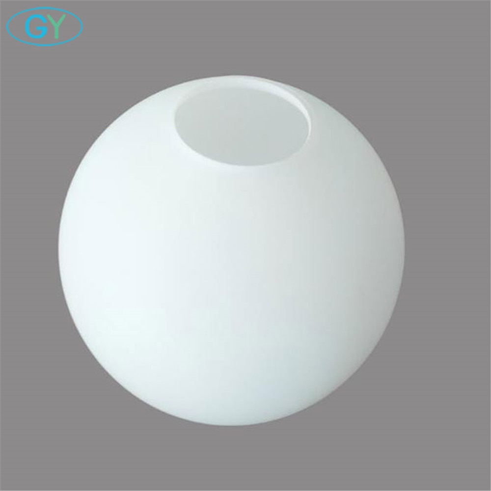 D4cm D3cm Opening White Globe Glass Lamp Shade E27... Grandado