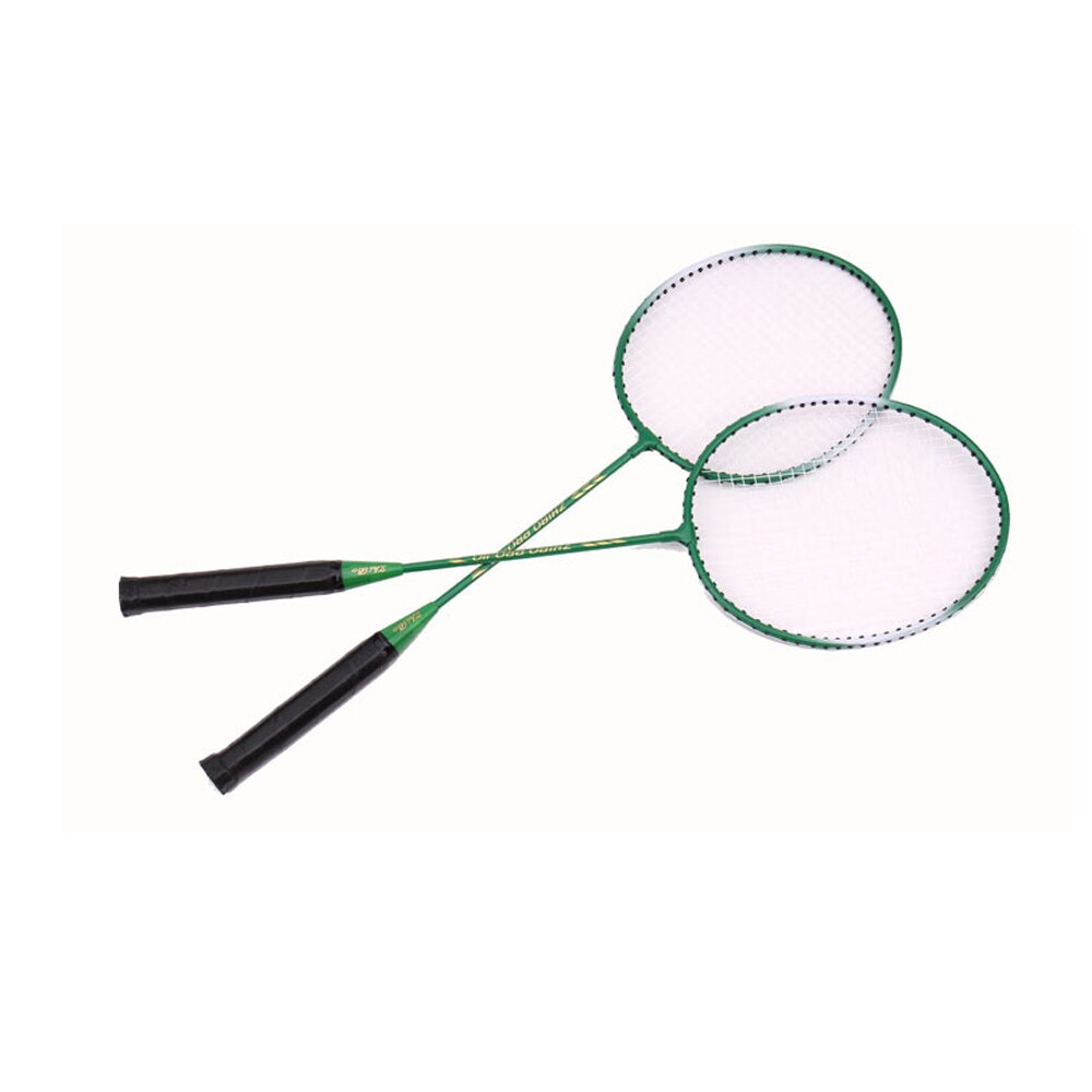 Badminton Racket Stringing Racket Offensive Single Racket Racket 2PC Badminton Badminton Racket Bag Set: Green