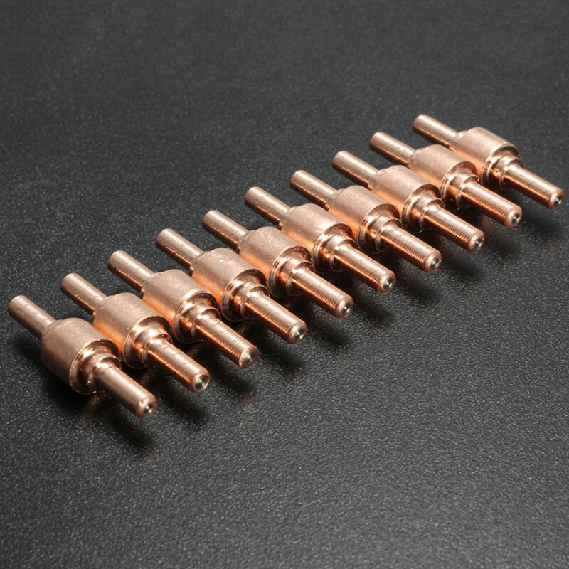 32pcs For PT 31 LG-40 40a Standard Size Plasma Cutting Torch Cutter Consumables Extended Tip Nozzles Electrode