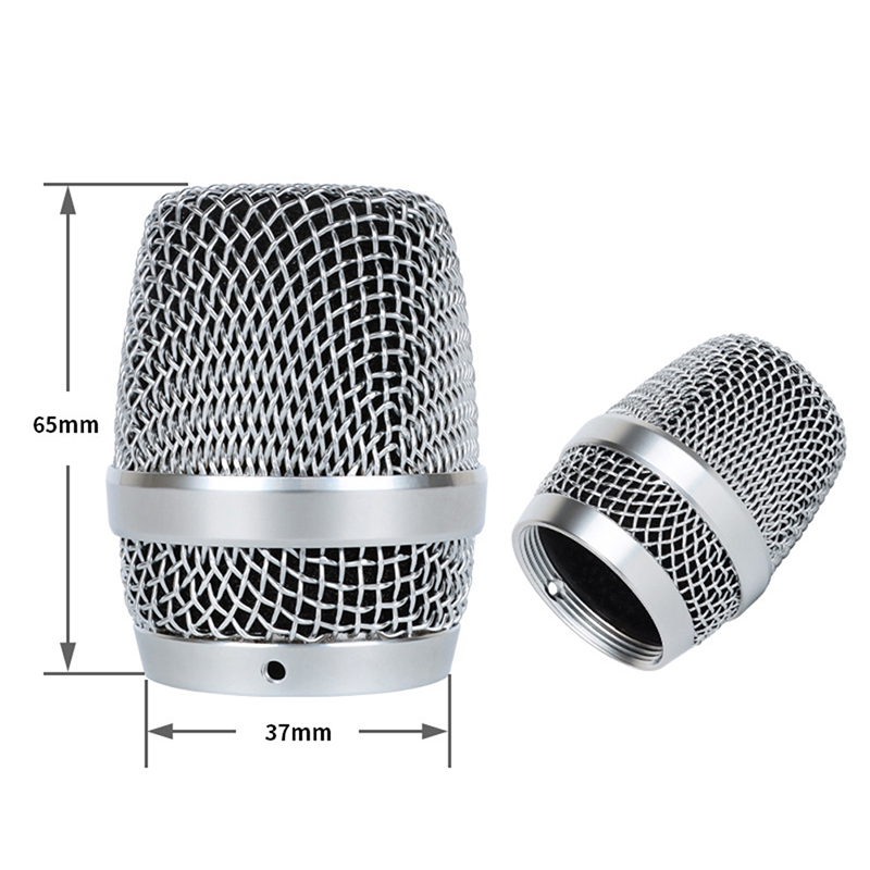 Mesh Microphone Grill Head Replacement DIY Mic Windscreen Parts Accessory: Red