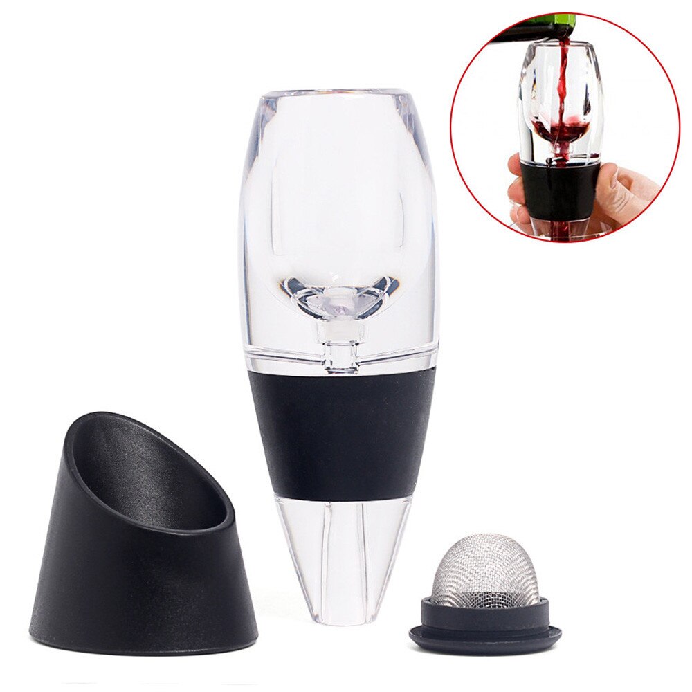 Aérateur de vin rouge filtre décanteur magique vin essentiel aérateur rapide trémie de vin ensemble de filtres vin équipement essentiel Pour bouteille