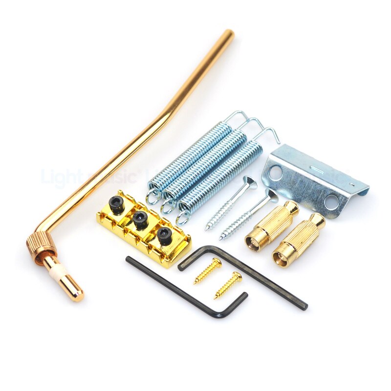 Elektrische Gitaar Tremolo Brug Systeem 6 String Dubbele Roll Staartstuk Zadel Voor Elektrische Gitaar Vervanging Zinklegering Materiaal