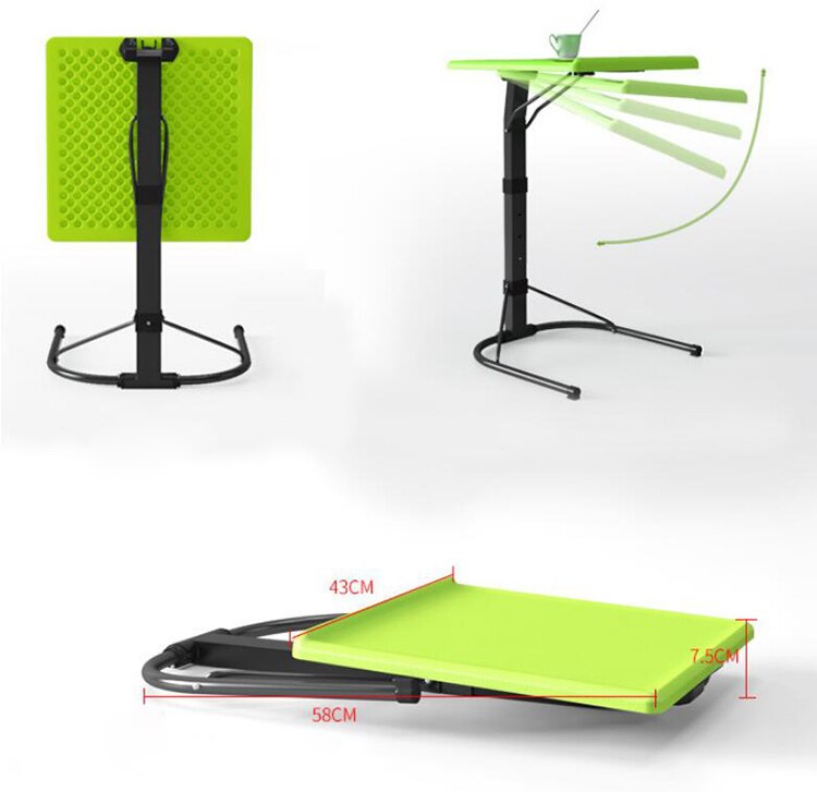 Folding Laptop Table Adjustable Lifting Laptop Desk Notebook Table for Bed Sofa Reading Outdoor Portable Study table