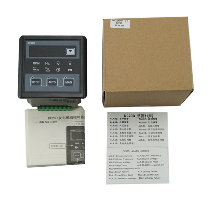 For Generator DC20D MKII Generator Control Module