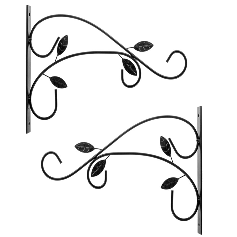 Tiardey 6 STKS Kous Houder Haken Metalen Opknoping Hanger Clips voor Boom Open Haard Party Decoratie - Zwart