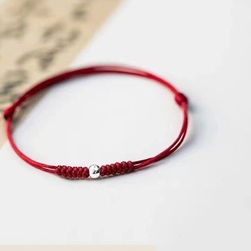 2022 Mode Vrouwen Armband Geluk Rode Touw Geweven Charm Armbanden Voor Mannen Handgemaakte Draad Polsband Voor Koppels: As show 5
