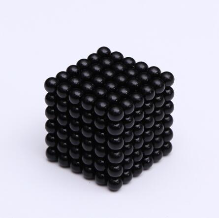 216 Pz/set 3D Magia Magnete Magnetico Blocchi Balls Sfera Cubo Perline di Costruzione Giocattoli Partito FAI DA TE Decorazione Accessori Per La Casa: Black