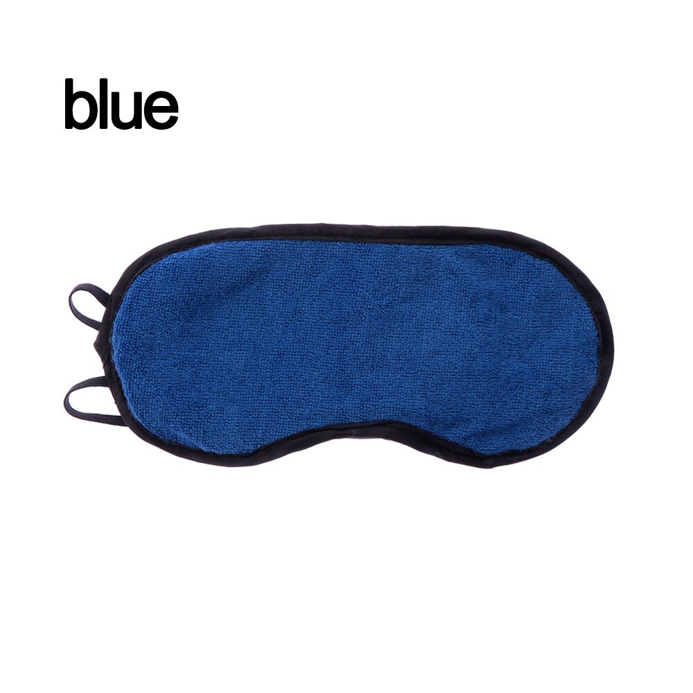Almohadillas para dormir antifaz acolchado opaco, ayuda para relajar los ojos, sombreado, parche para los ojos, gafas, herramienta de viaje: Bblue