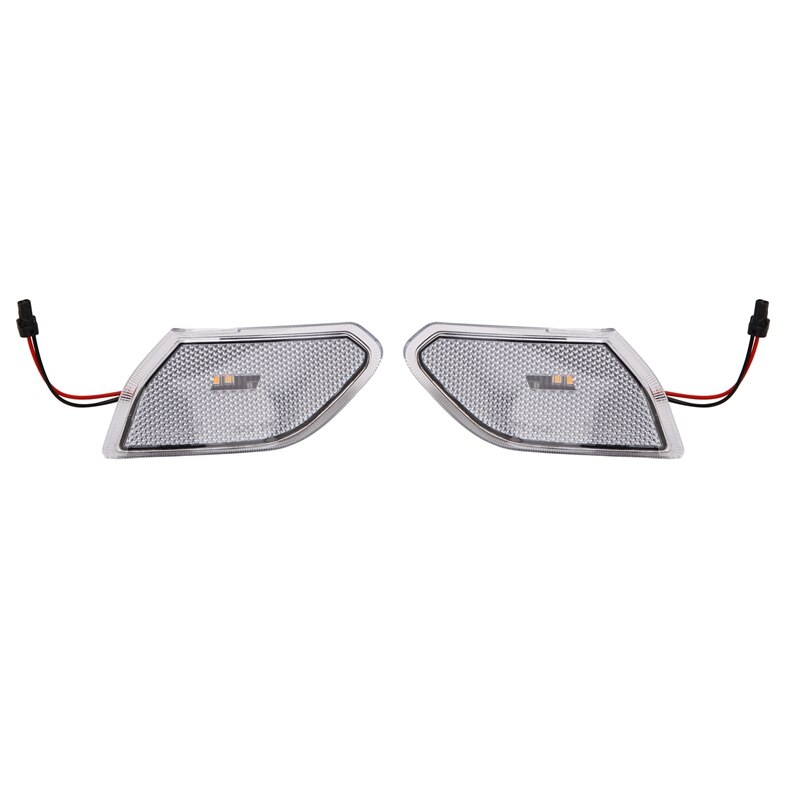 Front Led Richtingaanwijzers Lamp Fender Side Maker Parking Verlichting Voor Jeep Wrangler Jl