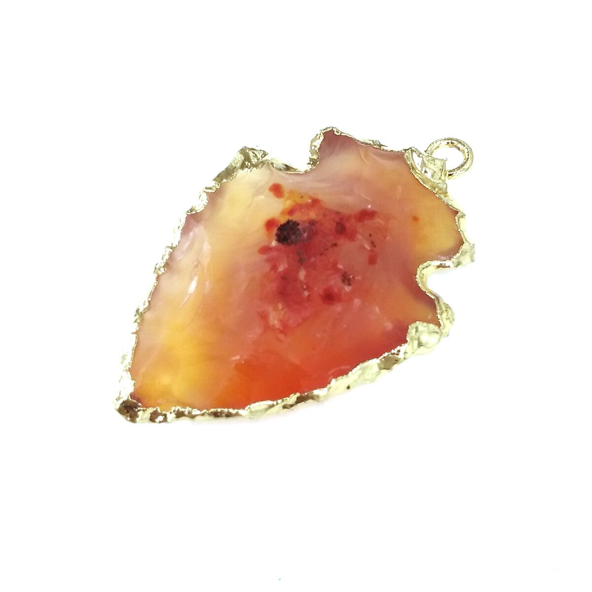 Naturale di Pietra di forma irregolare Trendy Agate Pendenti Con Gemme E Perle Del Pendente Della Collana per Monili Che Fanno FAI DA TE Collana Accessori Formato 24x26mm: 1