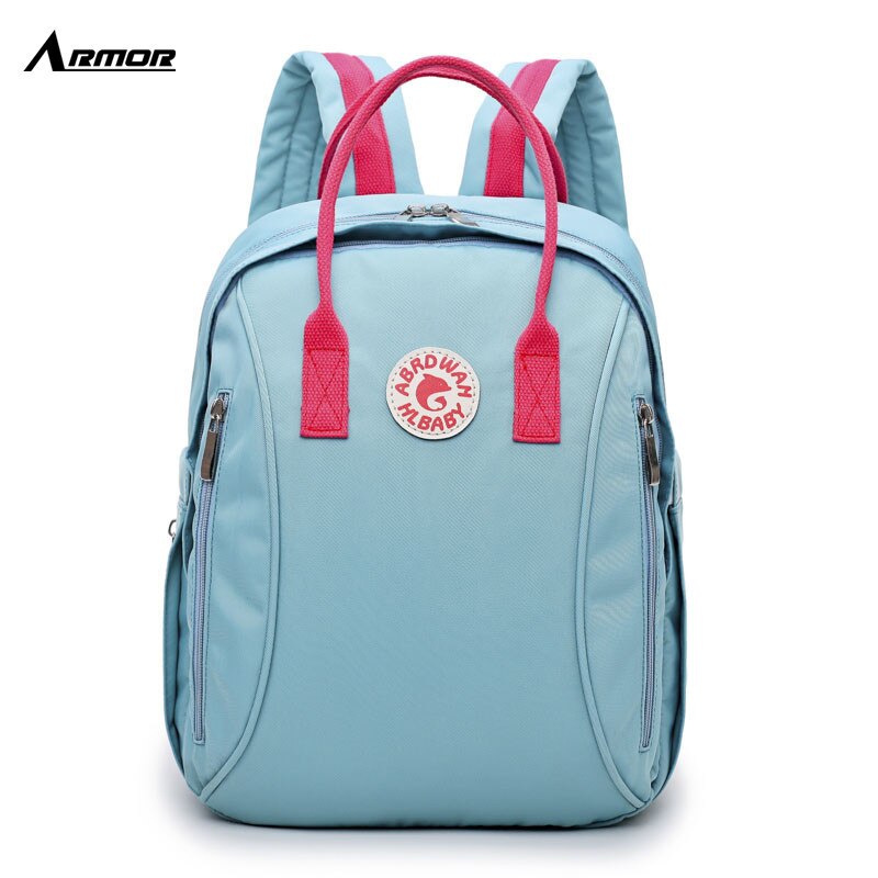 Style Diaper Bag Multi-functional Large-Volume Baby Bag Mom Nursing Backpack Mom Maternity Package: Blue