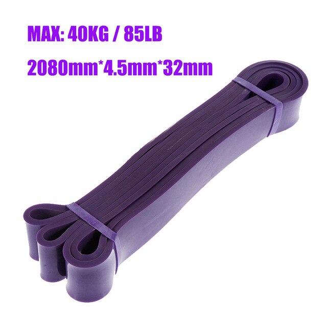 Zacro Fitness Rubber Bands Resistance Band Unisex 208Cm Yoga Athletic Elastic Bands Loop Expander for Exercise Sports Equipment: 32mm